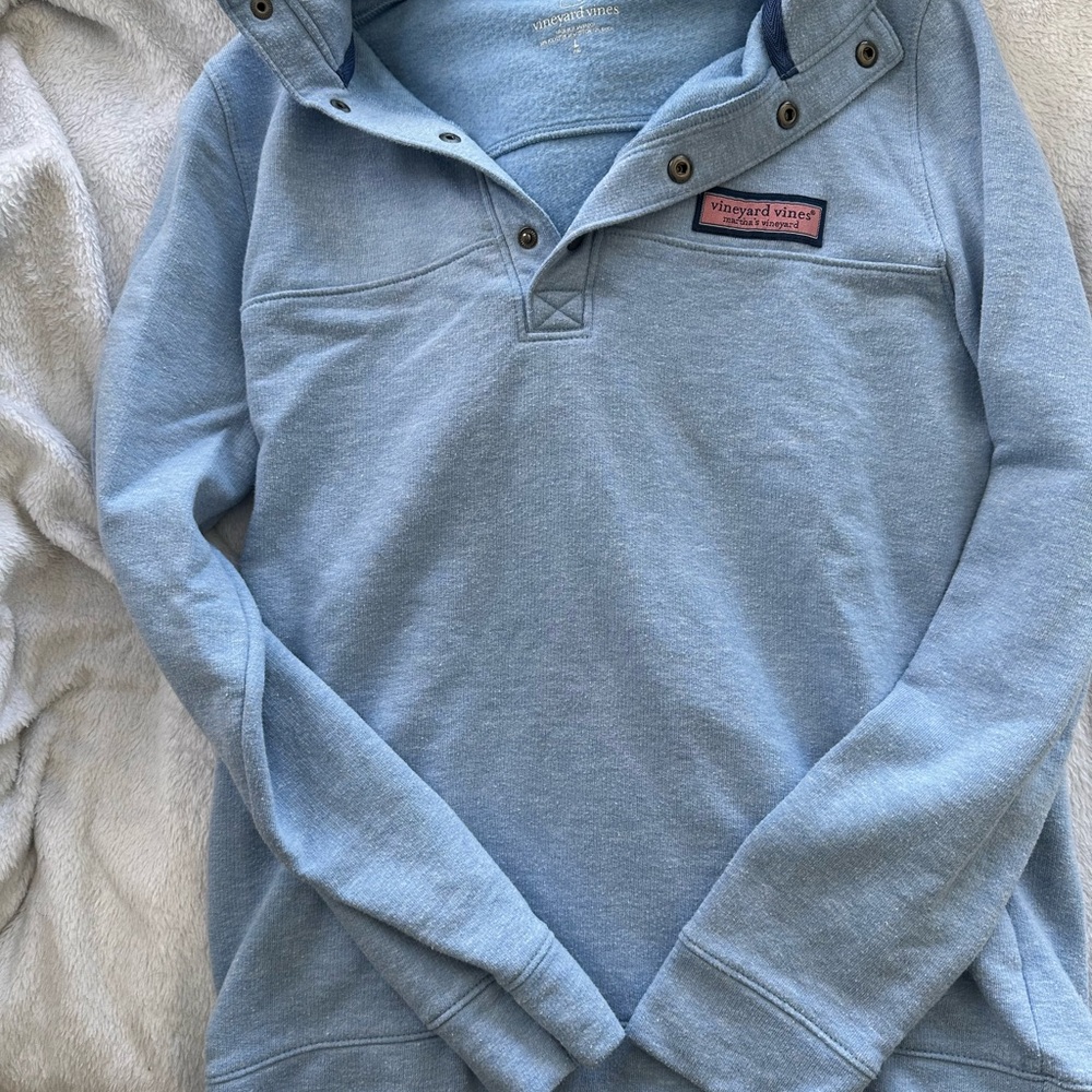 Vineyard Vines Men's Light Blue Hoodie